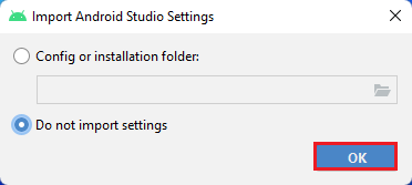 Import Android studio settings