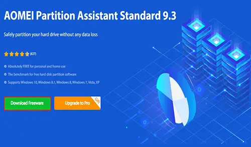 Install AOMEI Partition Assistant Standard
