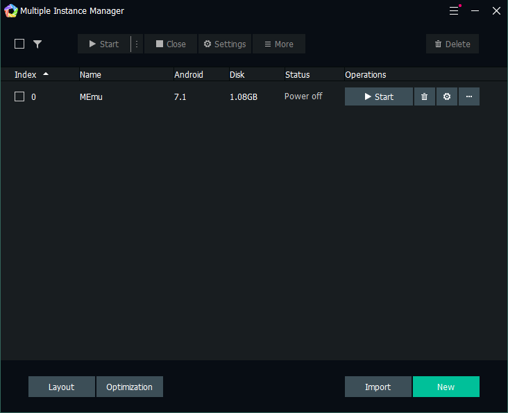 Multiple Instance Manager MemuPlay