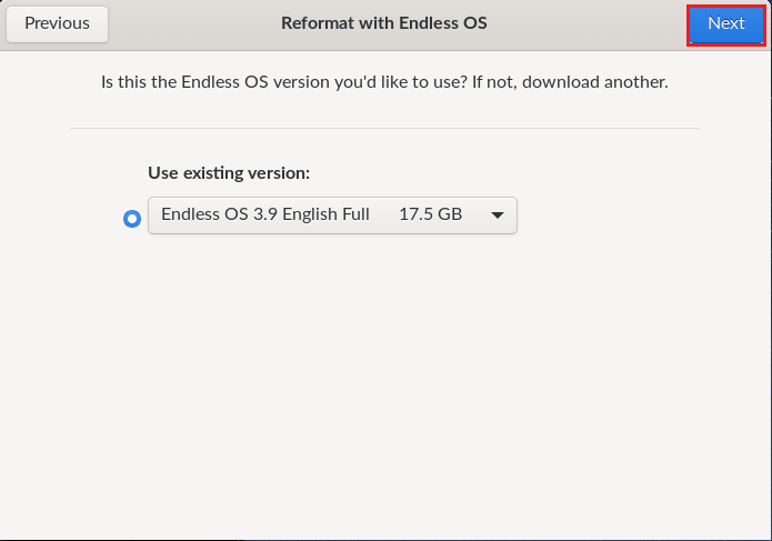 Reformat with Endless OS