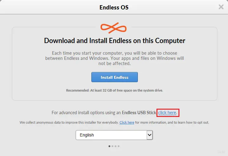 Download and install Endless