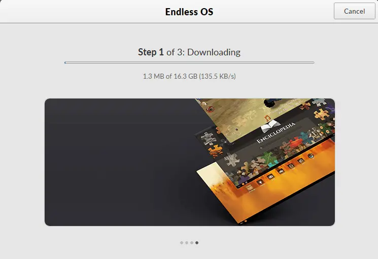 Endless OS downloading