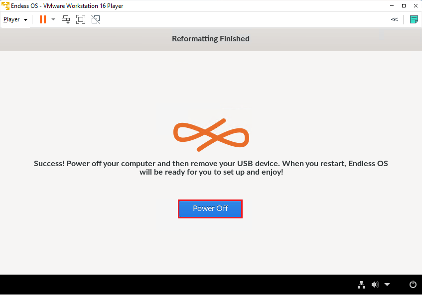 Install Endless OS succeed