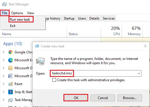 Start the Task Scheduler in Windows, Different Ways to Start the Task Scheduler in Windows