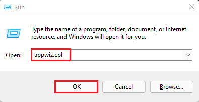 Windows Run appwiz.cpl