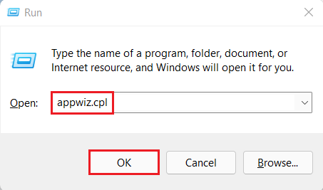 appwiz.cpl run command