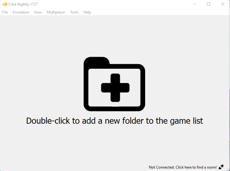 Citra Emulator double click