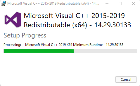 Installing Microsoft Visual C++