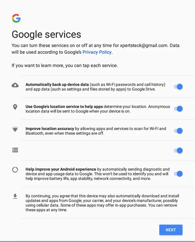 Lineageos google service