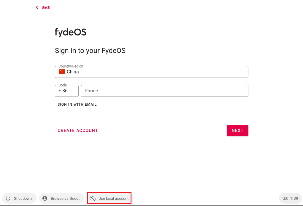 Sign in to your fydeos