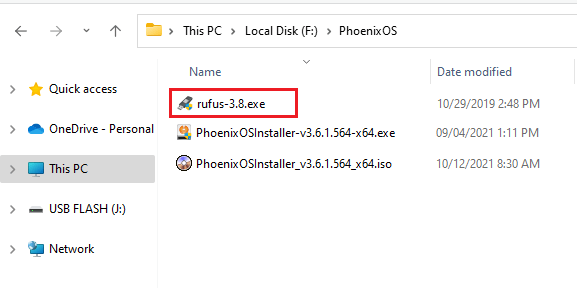 Windows Explorer rufus-3.8.exe
