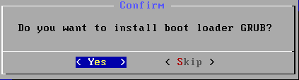 install boot loader grub
