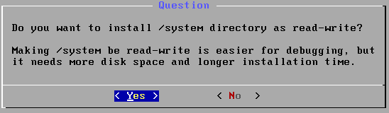 system directory read write