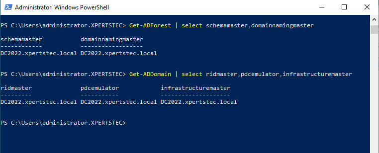 Get-ADDomain command