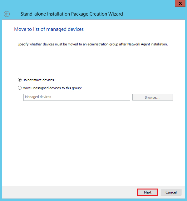 Create stand-alone installation package