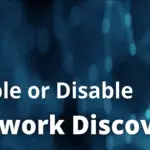 Enable Network Discovery in Server