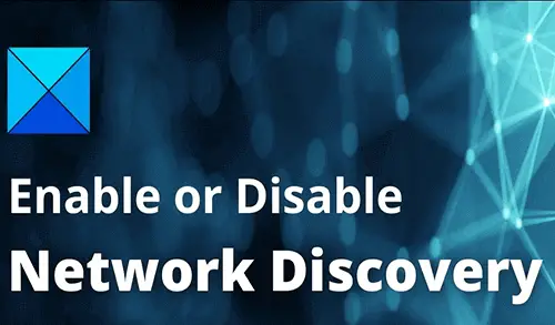 Enable Network Discovery in Server