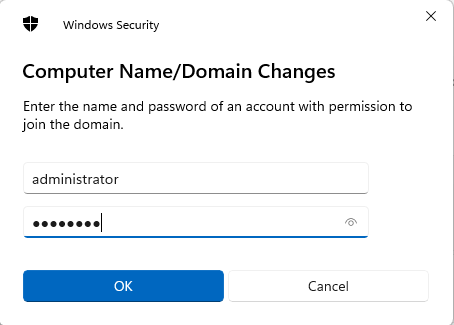 Join windows to domain controller