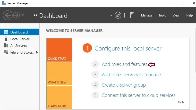 WEB, How to Install Web Server IIS in Server 2023