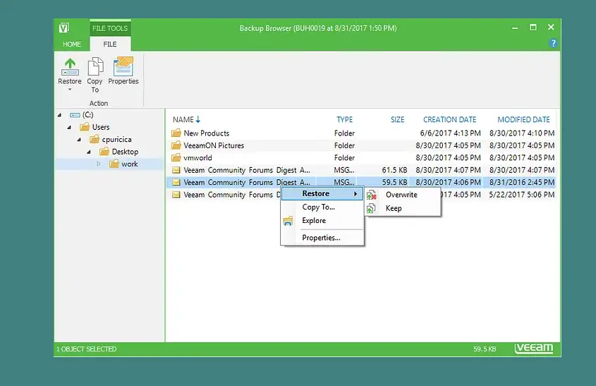 Back up your computer with Veeam Agent for Microsoft Windows free