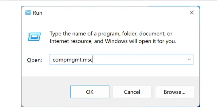 compmgmt.msc run command