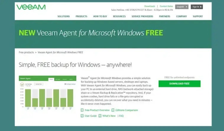 download veeam agent for Windows