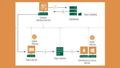 Restore Backups from Tape to Repository