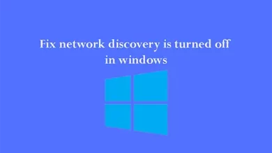 Fix network discovery is turned off