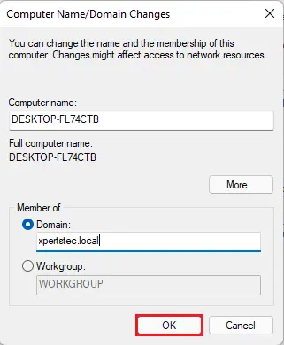 Join windows to active directory