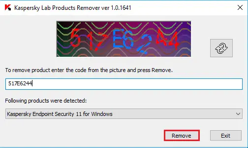 Kaspersky lab products remover