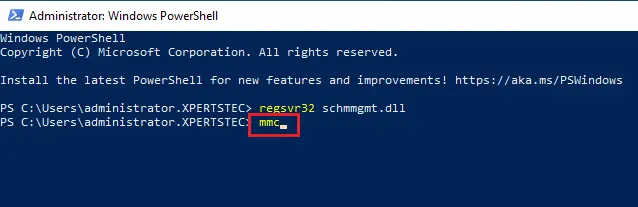 mmc PowerShell