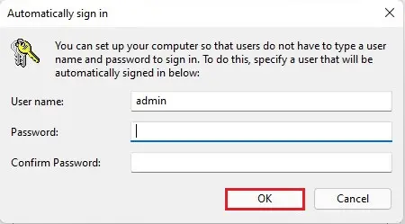 Automatically sign in