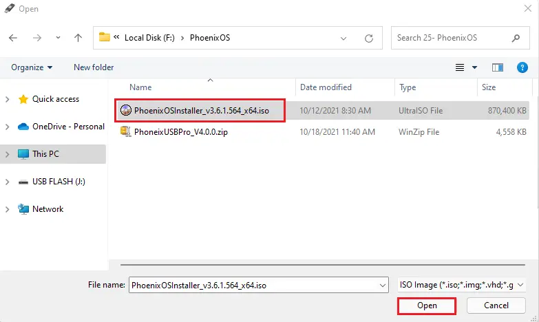 Browse PhoenixOSInstaller ISO
