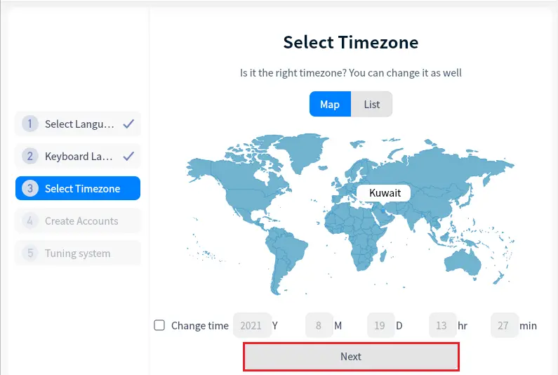 Deepin Linux Timezone