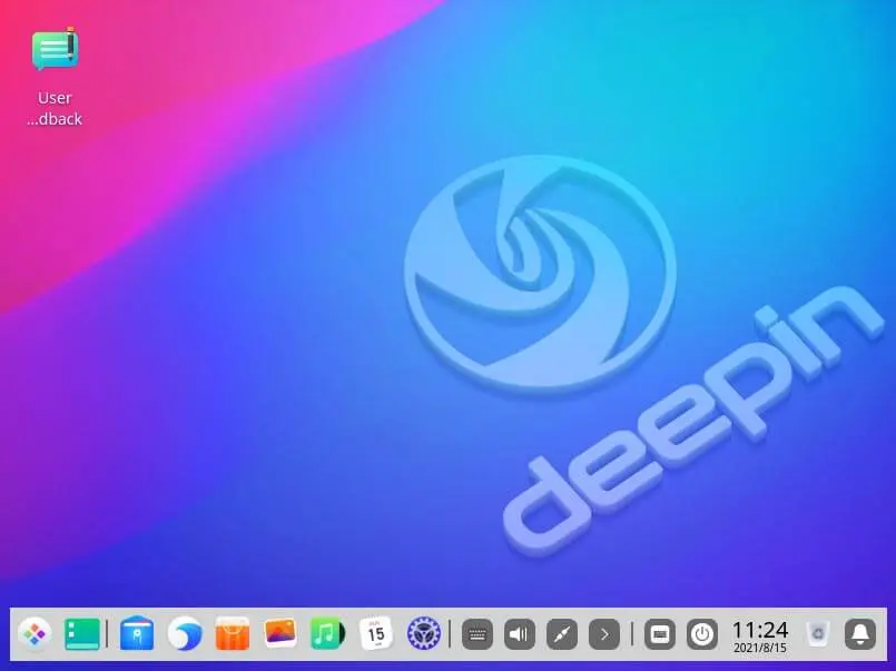 Deepin Linux desktop