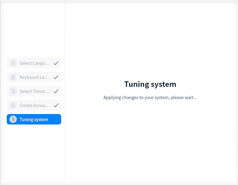 Deepin OS tuning system