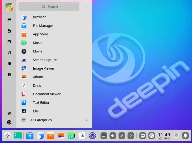 Deepin desktop community