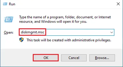Diskmgment.msc run command