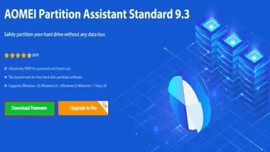 Install AOMEI Partition Assistant Standard