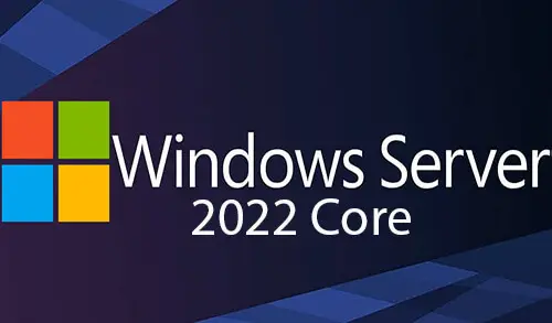 Install Windows Server 2022 Core