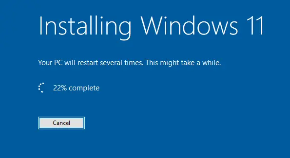 Installing Windows 11