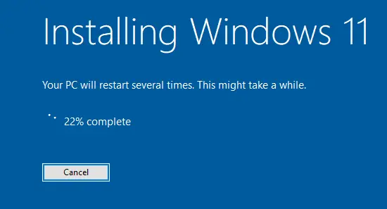 Installing Windows 11