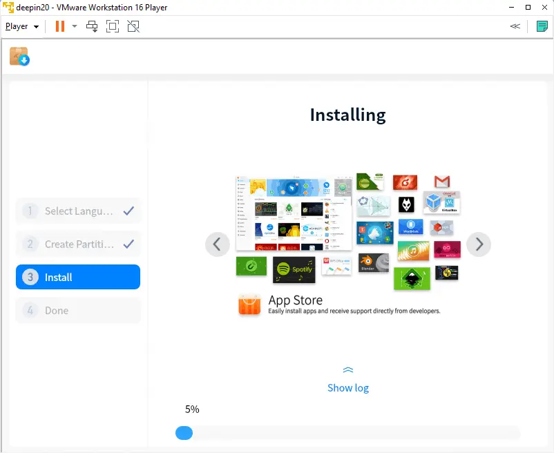 Installing deepin Linux