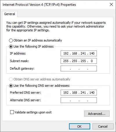 Internet protocols properties