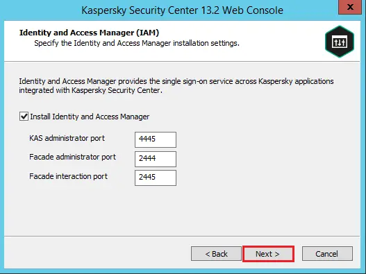 Kaspersky Identity and access manager