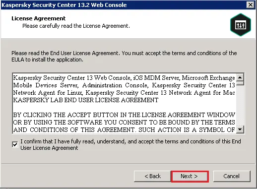 Kaspersky license agreement