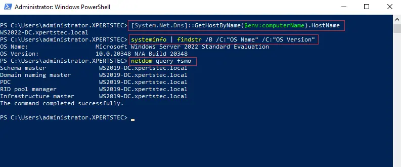 Netdom query fsmo