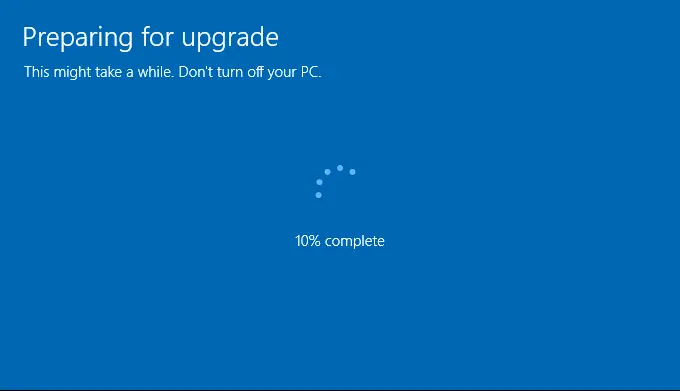 Preparing for upgrades windows 10