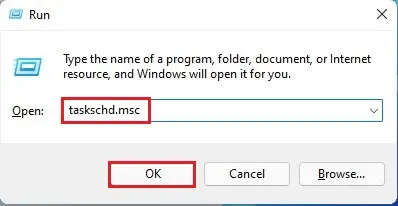 Run command taskschd.msc