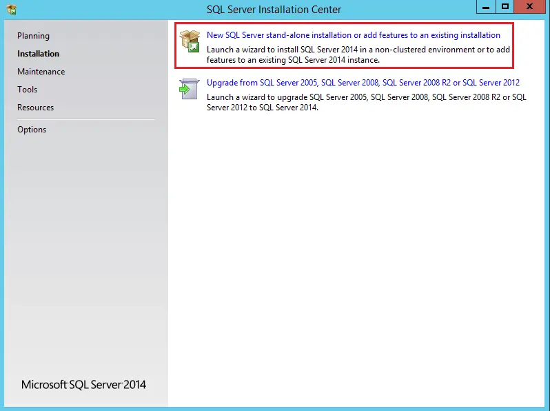 SQL Server Installation Setup